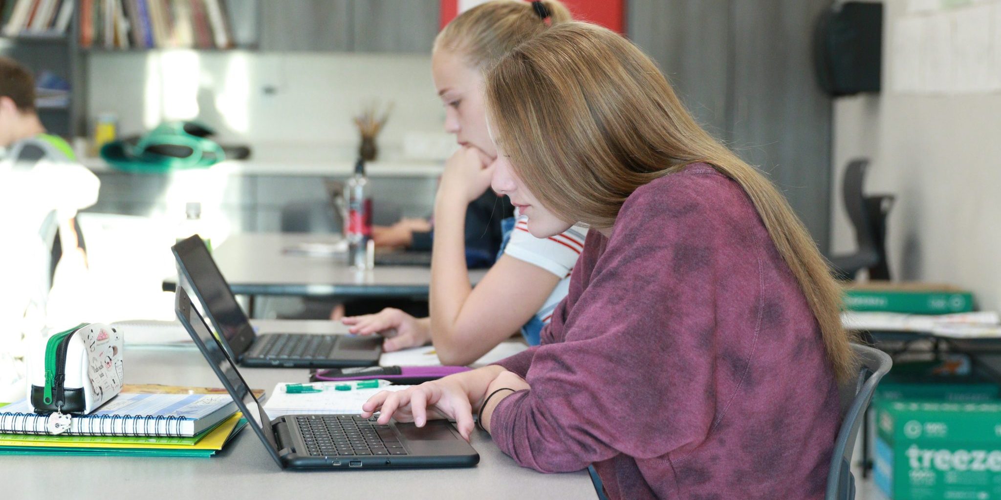 Students in Tech Based Class | Bonneville Academy | Stansbury Park, Utah